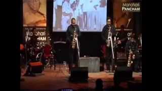 Yeh Dosti hum nahi  Alto Sax live in Pune [upl. by Eikin]