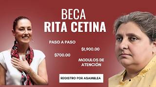 Beca Rita Cetina  INFORMACIÓN OFICIAL [upl. by Yancy]