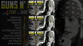 Guns N Roses Greatest Hits 🌹 Best Songs Of Guns N Roses 🌹 🌹 🌹 [upl. by Jessey222]