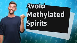 Is methylated spirits good for feet [upl. by Annaoj923]