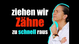 ZAHNERHALT oder ZAHN schnell ZIEHEN lassen chirurgische KRONENVERLÄNGERUNG [upl. by Ciprian]