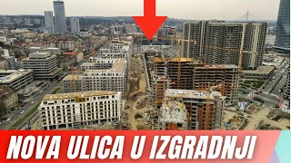 GRADI SE NOVA ULICA skinute skele sa prve Kvartet zgrade [upl. by Arrec]