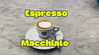 How to make espresso macchiato  espresso macchiato barista skills [upl. by Oswald]