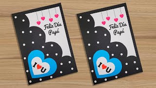 💙💙TARJETA HECHA A MANO PARA EL DÍA DEL PADRE😊 Especial día del padre 😍 Fathers Day Card [upl. by Lubow21]