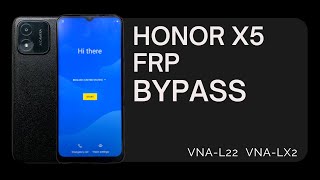 Honor X5 VNAL22 FRP Bypass By Fastboot Mode 2024 [upl. by Afrikah]