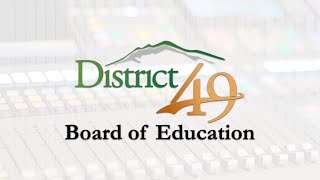 District 49 Board of Education Meeting November 14 2024 [upl. by Jacquetta]