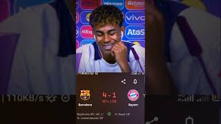 Barcelona vs Bayern Munchen football barcelona raphina jamal ochoqoz worldcup futbol fcbarca [upl. by Endres]