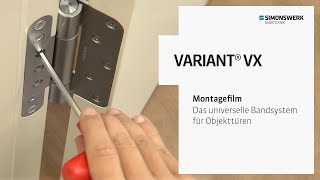 VARIANT VX  Montage und Verstellung [upl. by Heimlich]