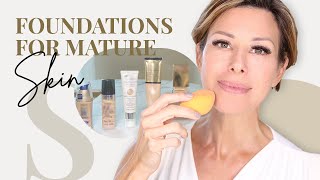 The BEST Foundations for Mature Skin  Dominique Sachse [upl. by Montanez220]