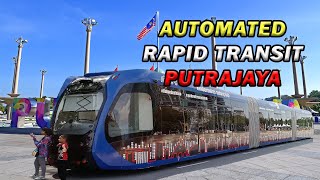 The trackless Tram in Putrajaya Malaysia  Tram tanpa landasan di Putrajaya Malaysia [upl. by Ayojal]