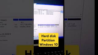 How to create a new partition in the windows 10 shortvideo windows partition harddisk [upl. by Ydor]