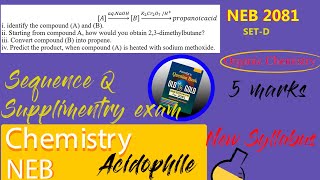 NEB Chemistry Question Paper Solution  Part1  GroupB  Question No 17 [upl. by Washington]