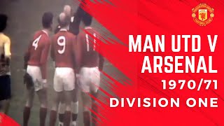 Man Utd v Arsenal 197071 Division One [upl. by Sewellyn321]