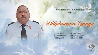 Livestream Uitvaartdienst amp Crematie van Dilipkoemar Ganga [upl. by Mairb419]