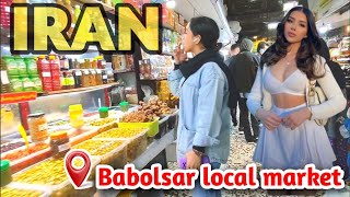 Delicious and old Babolsar market 🤤😋  street food IRAN 🇮🇷 [upl. by Aitat]