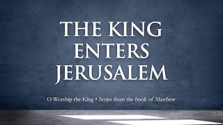 HRCC SUNDAY SERVICE AUGUST 18 2024 The King Enters Jerusalem Matthew 21111 [upl. by Lemyt]