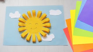 SUN Easy Origami Tutorial DIY [upl. by Ayaj]