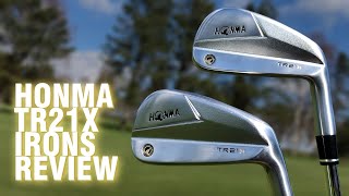 Honma TR21X irons review Built for distance  but just how far do they go [upl. by Tapes886]