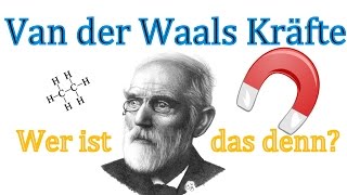 Van der Waals Kräfte  einfach erklärt [upl. by Luapleahcim]