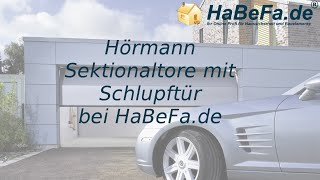 HaBeFa Sektionaltore mit Schlupftür 2016 [upl. by Halla]