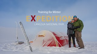 Training for Winter Expedition Langsua National Park [upl. by Neitsirhc]