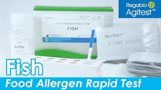 Agitest™ Food Allergen Rapid Test  Fish Lab [upl. by Aissac]