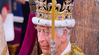 HM King Charles Formally Crowned at his Coronation Westminster Abbey London  6 May 2023 [upl. by Bronk]