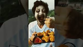 Shaitaan 👹 food masala food foodie funny comedy streetfood meghachaube trendingshorts shorts [upl. by Flowers]