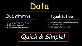 Qualitative and Quantitative [upl. by Heath314]