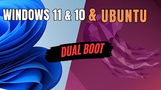 How to DUAL BOOT Windows 11 amp 10 and UBUNTU Simple [upl. by Ahsilrae]