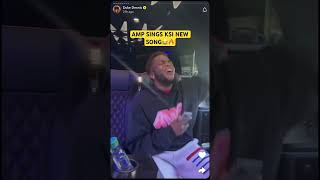 AMP singing KSI new song😂 ksi amp [upl. by Neelrad]