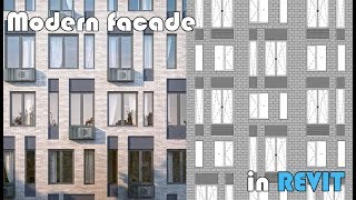 Learn Revit in 5 minutes Modern facade 1 [upl. by Augustus725]