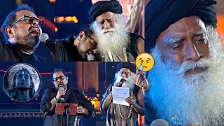 Sadhguru Crying To Shankar Mahadevan Song  Sadhguru Sings With Shankar Mahadevan  mahashivaratri [upl. by Jochebed]