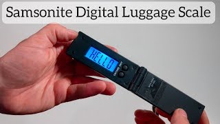 Samsonite Foldable Digital Luggage Scale First Look [upl. by Laurens]