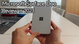 Microsoft Surface Duo Review in 2023  Great Device Terrible Smartphone [upl. by Shayn]