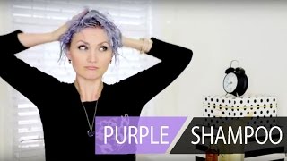 The New Way to Use Purple Shampoo on Platinum Hair [upl. by Barron]