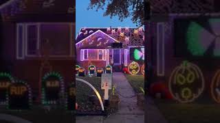 Any Addams Family fans bostickfamilylightshow spookyseason halloween addamsfamily [upl. by Vachil]