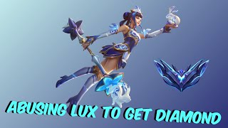 Abusing the Lux comp to get Diamond  TFT set 11 [upl. by Werby]