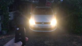 ElecGear Automatic Headlight EL9 on VW Polo 6R 2010  Coming and Leaving Home [upl. by Alejna874]