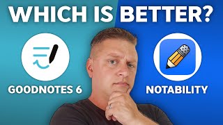 Goodnotes 6 vs Notability  Which is the Best Notetaker in 2024 [upl. by Saffier]