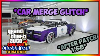 GTA 5 SOLO CAR MERGE GLITCH AFTER PATCH 168 GTA 5 MAKE RARE CARS ON F1BENNYS MERGE GLITCH [upl. by Bohon]