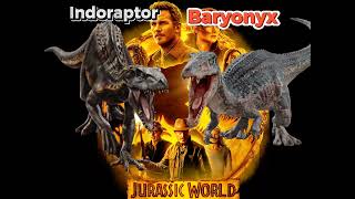 Indoraptor vs Baryonyx  Baryonyx vs Indoraptor [upl. by Bili]