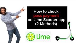 How to check pass payments on Lime Scooter app on iphone2024NEW [upl. by Otrebmuh]