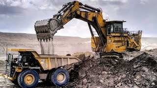 Mining oprational cat 6030 loading truck [upl. by Adnihc172]