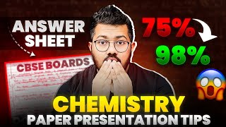 Class 12 Chemistry Boards 2024  Paper Presentation Tips  Score 95 in Chemistry [upl. by Marquis393]