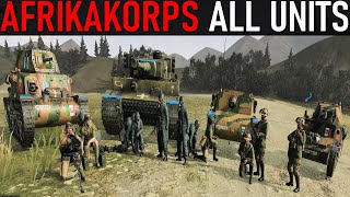 COH3  AfrikaKorps  All Units Showcase [upl. by Morita]