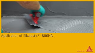 Application of Sikalastic® 800HA [upl. by Silden479]