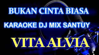 Cintaku Bukan Di Atas Kertas Tik Tok Remix Dj Santuy Karaoke [upl. by Ellerd]