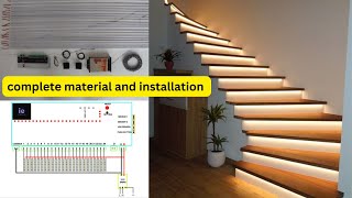 stair light controller with all material details and installation [upl. by Maitland]