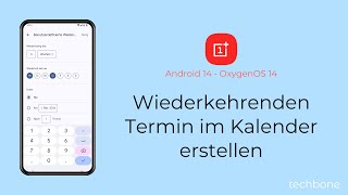 Wiederkehrenden Termin im Kalender erstellen  OnePlus Android 14  OxygenOS 14 [upl. by Nereen]